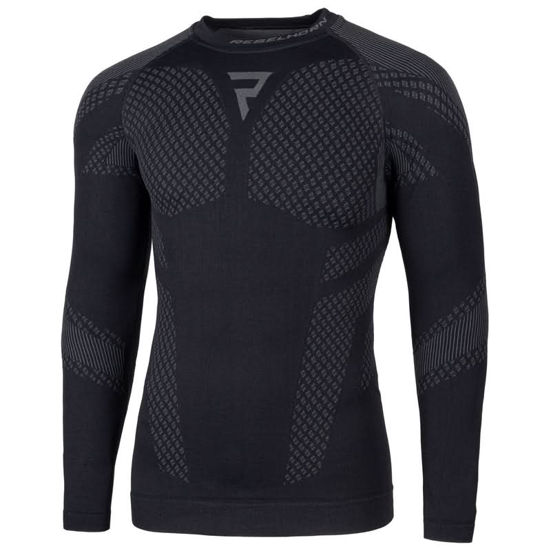 Koszulka Termoaktywna z Długim Rękawem Rebelhorn Active II Black/Grey 1 225307_ZAL396426.jpg