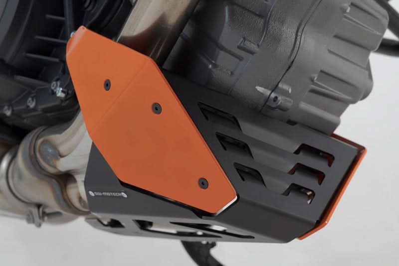 PRZEDNI SPOILER PŁUG SW-MOTECH KTM 1290 SUPER DUKE R/GT ORANGE/BLACK 1