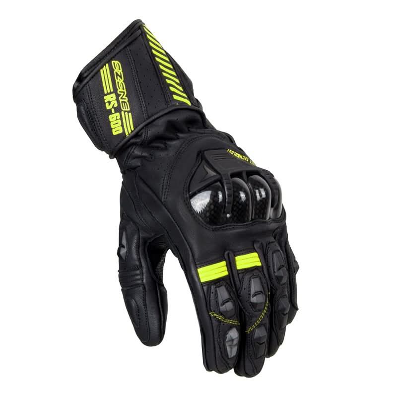 Rękawice Skórzane Ozone Rs600 Black/Fluo Yellow 3 196011_ZAL474781.jpg