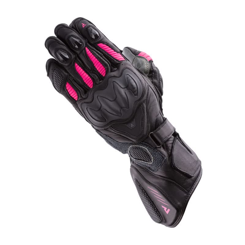 Motocyklowe Rękawice Skórzane Rebelhorn Rebel Lady Black/Pink 3 200947_ZAL618050.jpg