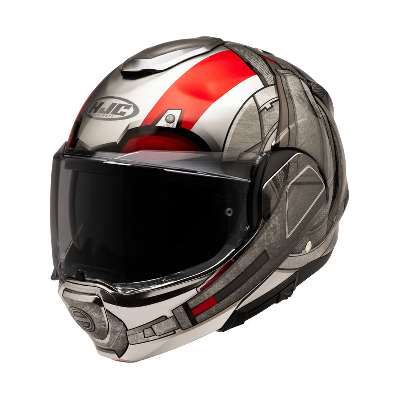 Kask motocyklowy HJC F100 Ant-Man Marvel Silver Red 1 354945_ZAL828925.jpg