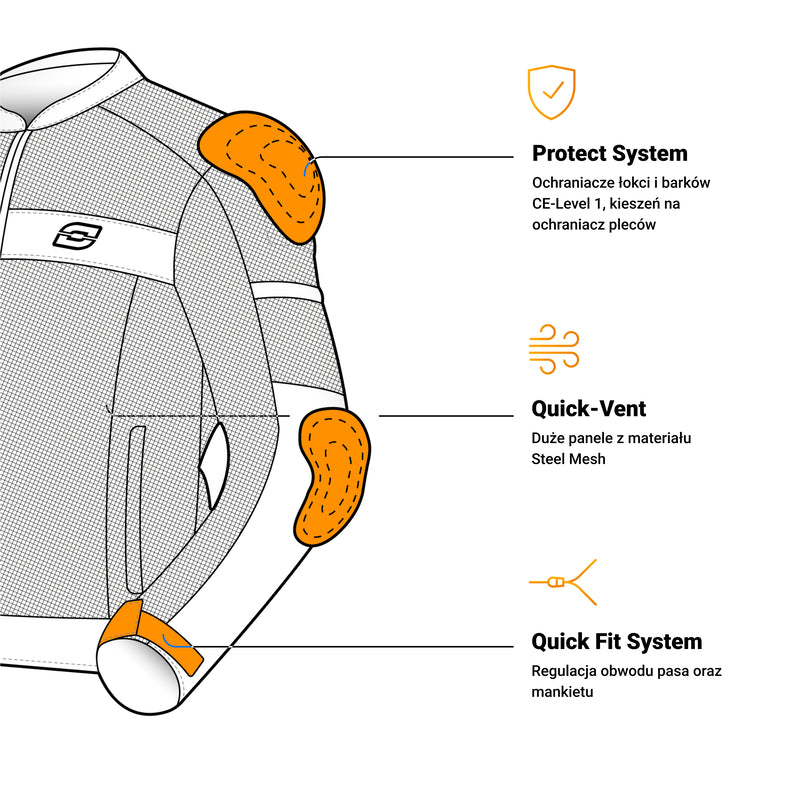 Kurtka Motocyklowa Tekstylna Damska Ozone Dart Cappucino 10 293360_ZAL675594.jpg