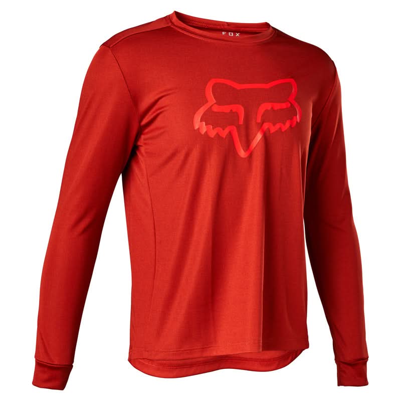 Koszulka Rowerowa z Długim Rękawem Fox Junior Ranger Red Clay 1 228795_ZAL459464.jpg