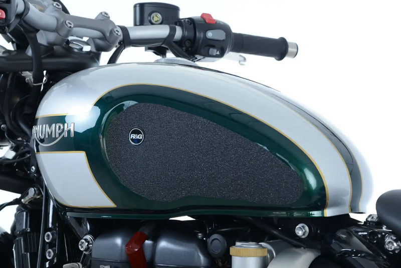 NAKLEJKA NA BAK TANKPAD ANTYPOŚLIZGOWY 2 CZĘŚCI RG RACING TRIUMPH BONNEVILLE BOBBER (17-) CLEAR 3