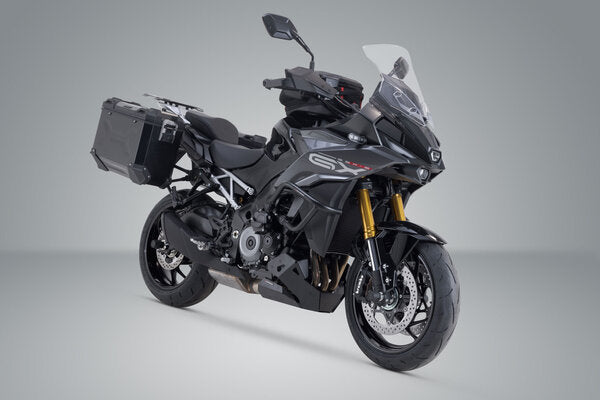 ZESTAW KUFRÓW BOCZNYCH TRAX ADV I STELAŻY SW-MOTECH SUZUKI GSX-S1000GX (23-) BLACK 37/37L 3