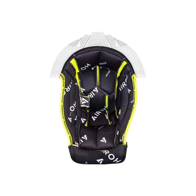 WYŚCIÓŁKA DO KASKU AIROH AVIATOR TWIST 3 BLACK WHITE + WHITE SUPPORT XS 1