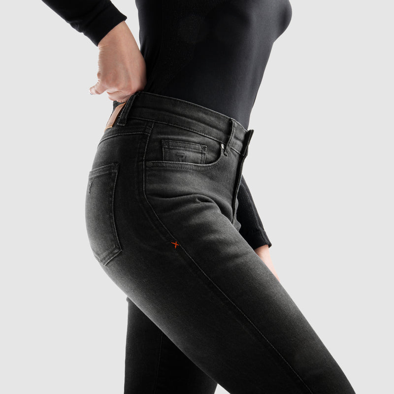 Jeansy motocyklowe damskie Rebelhorn Bronco Washed Black Monolayer 14 323137_ZAL764243.jpg