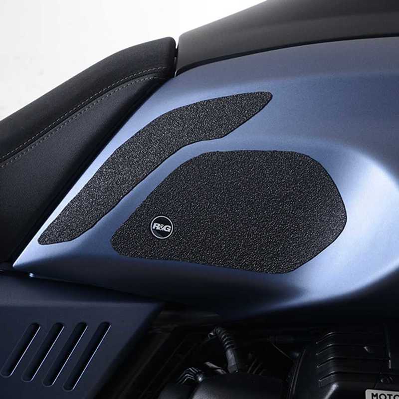 NAKLEJKA NA BAK TANKPAD ANTYPOŚLIZGOWY 4 CZĘŚCI RG RACING MOTO GUZZI V85TT, BLACK 1