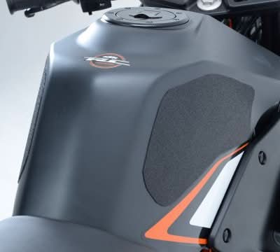 NAKLEJKA NA BAK TANKPAD ANTYPOŚLIZGOWY 2 CZĘŚCI RG RACING KTM RC125 / 200 / 390 BLACK 5
