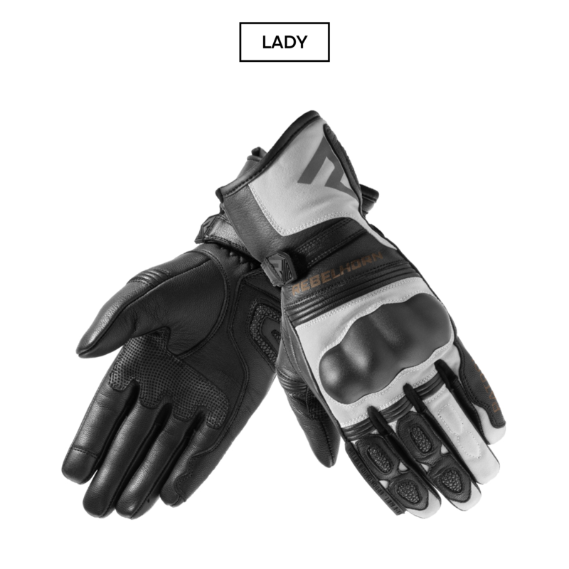 Motocyklowe Rękawice Skórzane Rebelhorn Patrol Lady Black/Grey 10 177467_ZAL615248.png