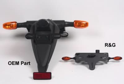 MOCOWANIE TABLICY REJESTRACYJNEJ RG RACING BMW G650 X CHALLENGE/COUNTRY/MOTO 1