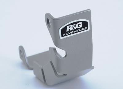 OSŁONA SILNIKA RG RACING HONDA CRF450 X/R 13-18, ENGINE CASE GUARD SET ALUMINIUM SILVER 9