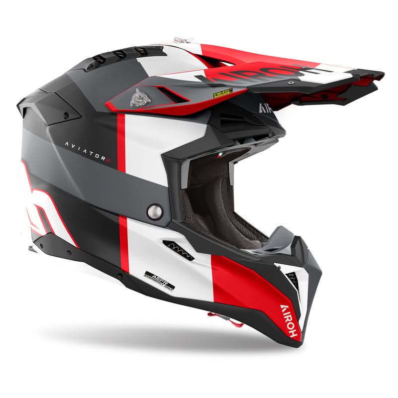 Kask Motocyklowy Airoh Aviator 3 Monarch Grey Red Matt 3 330413_ZAL747383.jpg