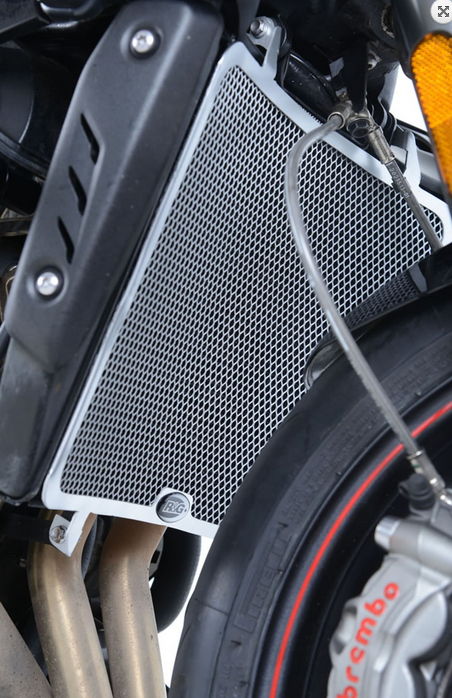 OSŁONA CHŁODNICY RG RACING TRIUMPH STREET TRIPLE 765 RS/R/S 17- BLACK 1