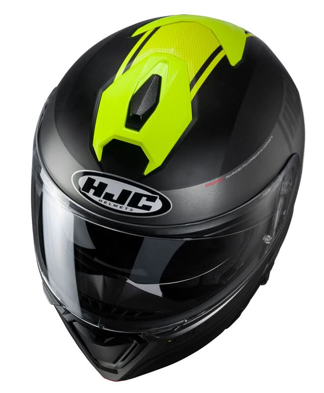 Motocyklowy Kask HJC i90 Davan Black/Flo Yellow 2 198112_ZAL322064.jpg