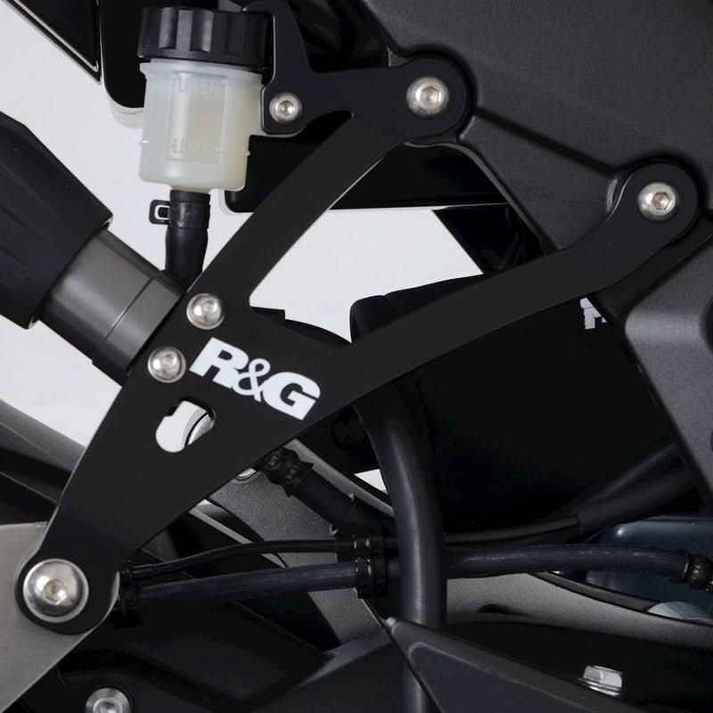 MOCOWANIE WYDECHU + ZAŚLEPKA PODNÓŻKA RG RACING KAWASAKI NINJA 1000SX 20- BLACK 1