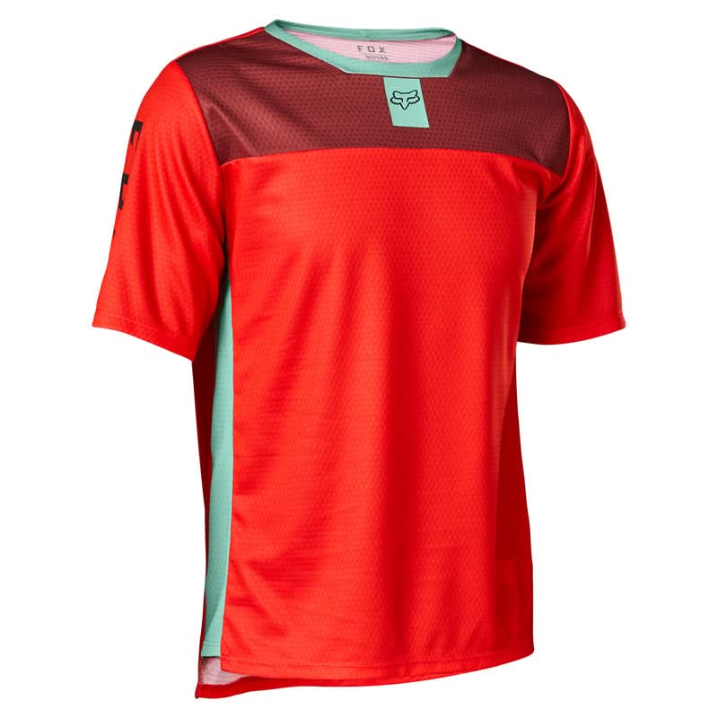 Koszulka Rowerowa Fox Junior Defend Fluo Red 1 228783_ZAL459808.jpg