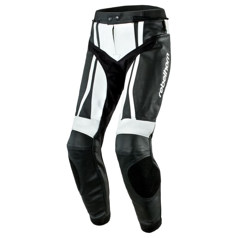 Spodnie motocyklowe skórzane Rebelhorn Piston 2 Black/White 1 154497_ZAL249680.jpg