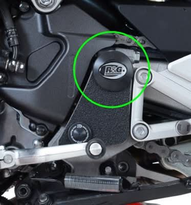 ZAŚLEPKA RAMY RG RACING LEWA GÓRA, HONDA VFR800 14-, CROSSRUNNER 15- 3