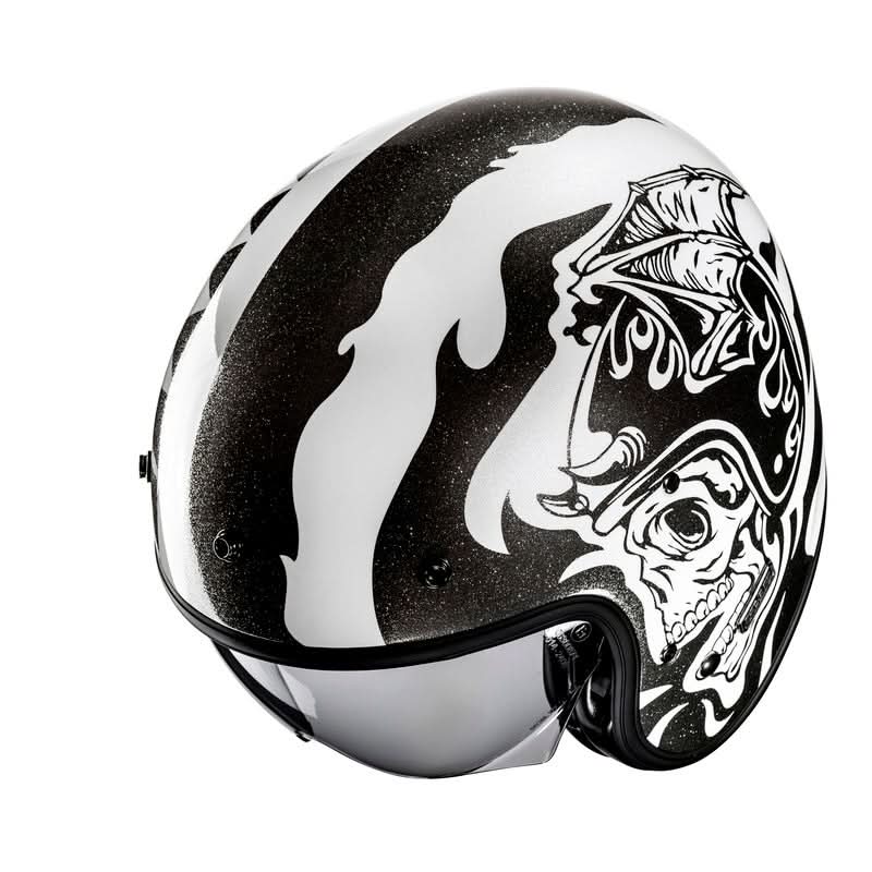 Kask Motocyklowy Hjc V31 Flame White Black 7 332705_ZAL753488.jpg