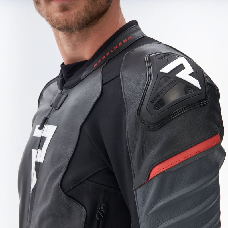 Kurtka motocyklowa skórzana Rebelhorn Veloce Black Grey Fluo Red 24 277790_ZAL678256.jpg