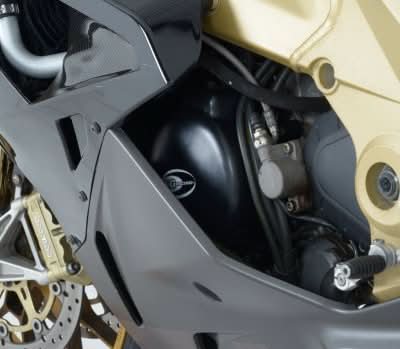 ZESTAW OSŁON SILNIKA RG RACING APRILIA RSVR 1000 04-, FALCO, TUONO 06-10 (2 CZĘŚCI) BLACK 3
