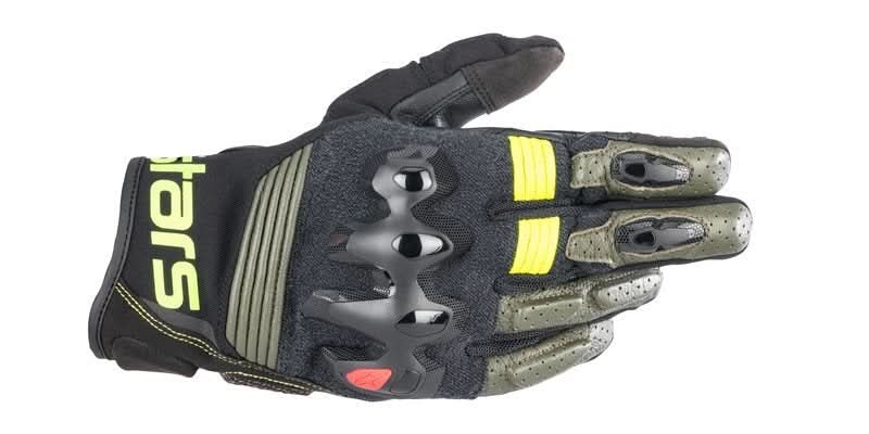 Rękawice Skórzane Alpinestars Halo Forest/Black/Fluo Yellow 1 275909_ZAL681837.jpg