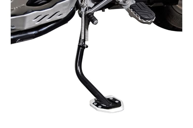 NAKŁADKA NÓŻKI BOCZNEJ SW-MOTECH BMW R1200GS/R1200GS ADVENTURE BLACK/SILVER 1