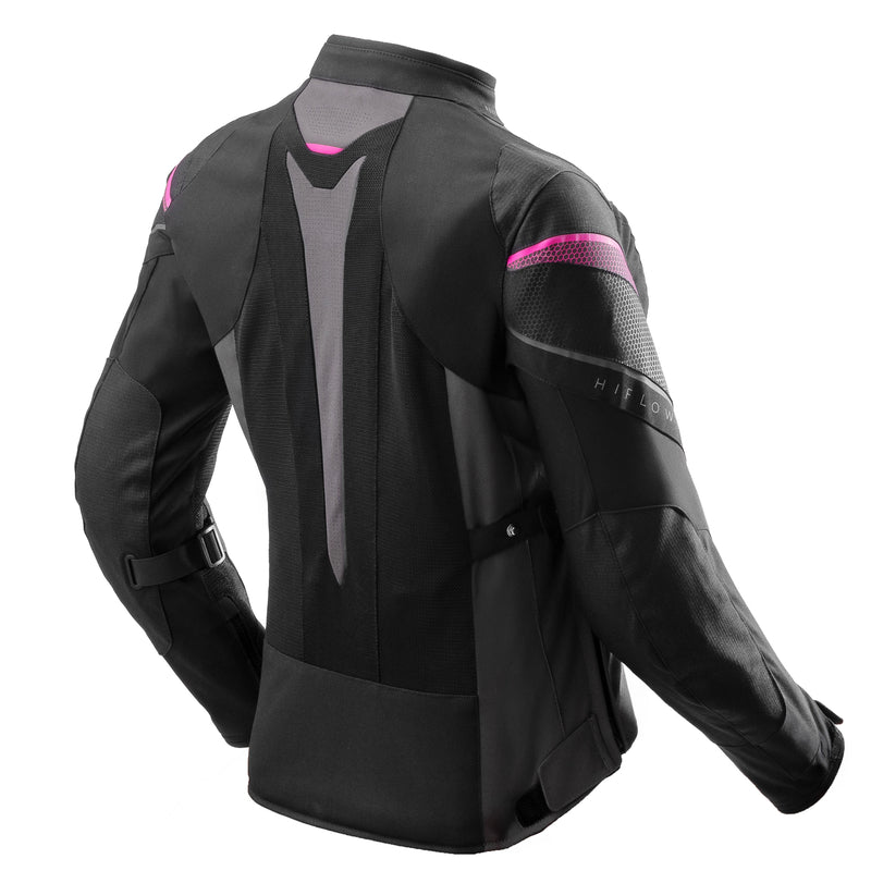 Kurtka motocyklowa tekstylna damska Rebelhorn Hiflow 5 Black Grey Fluo Pink 3 335968_ZAL810473.jpg