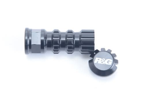 PODNÓŻEK WYŚCIGOWY RG RACING KRÓTKI, NIERUCHOMY, PERFOROWANY BLACK 5