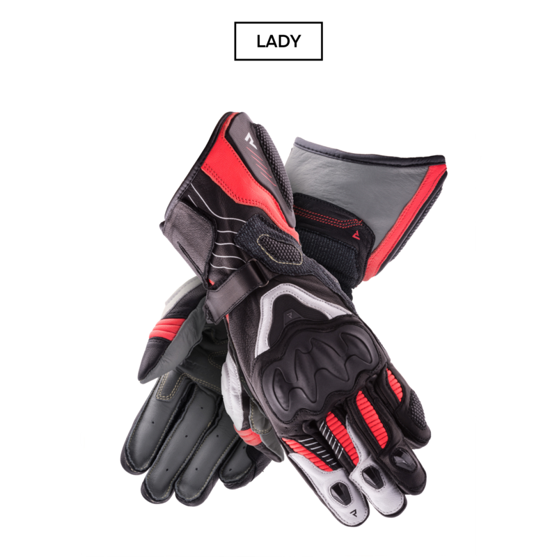 Rękawice motocyklowe damskie Rebelhorn Rebel Black White Flo Red 1 200943_ZAL618034.png