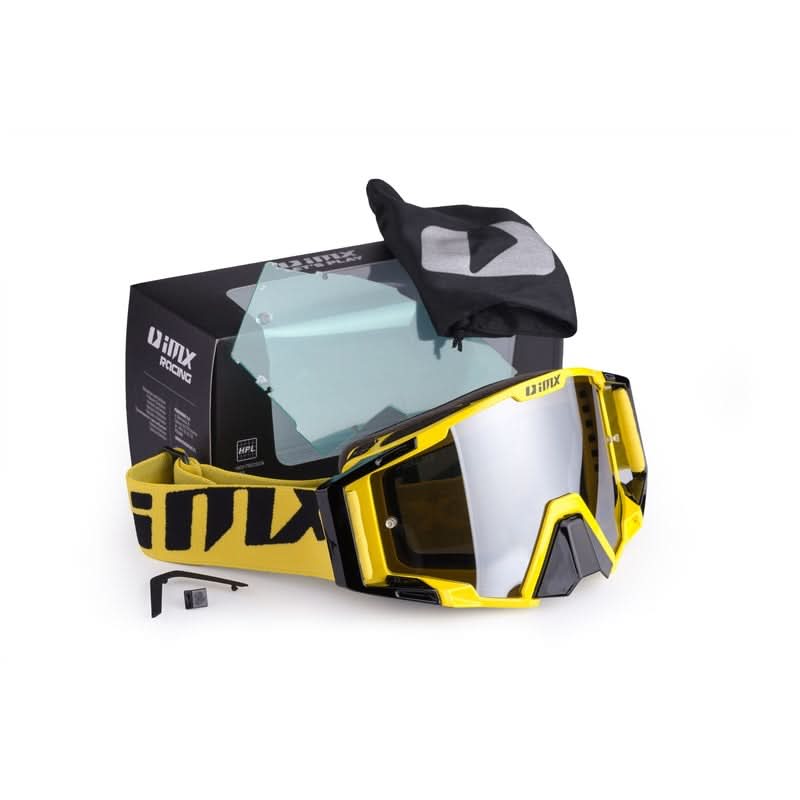 Gogle iMX Racing Sand Yellow/Black z Szybą Silver Iridium + Clear (2 szyby w zestawie) 5 164731_ZAL254443.jpg