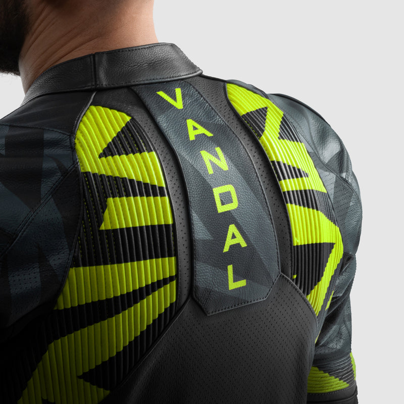 Kurtka motocyklowa skórzana Rebelhorn Vandal 2 Black Grey Fluo Yellow 16 347989_ZAL852752.jpg