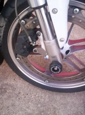 SLIDERY PRZEDNIEGO ZAWIESZENIA RG RACING BUELL XB9-R, XB12-R BLACK 1