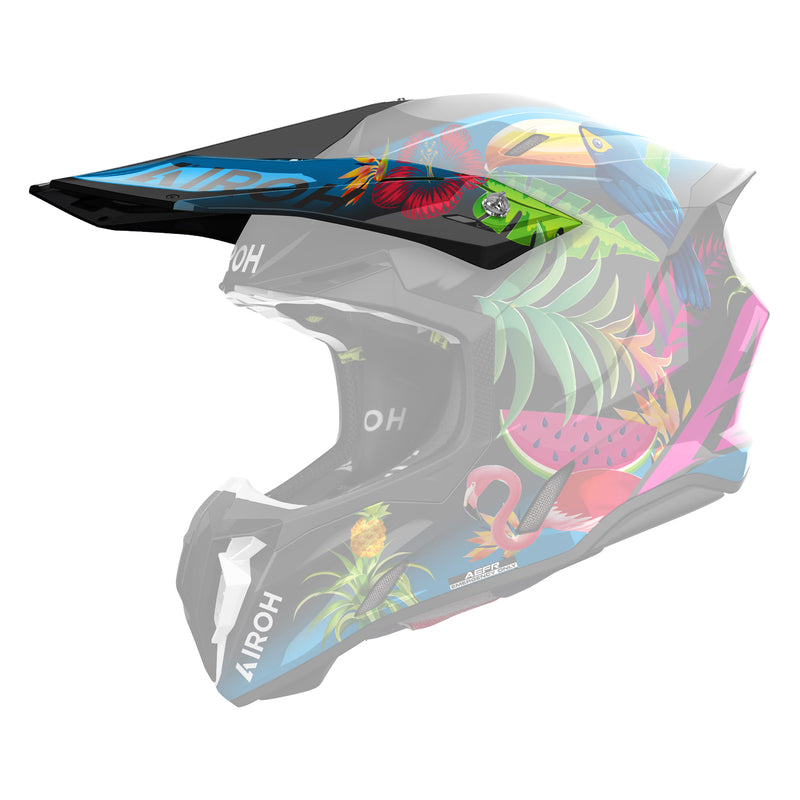 DASZEK DO KASKU AIROH TWIST 3 AMAZONIA GLOSS 1