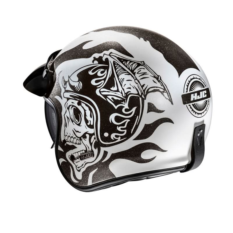Kask Motocyklowy Hjc V31 Flame White Black 9 332705_ZAL753494.jpg