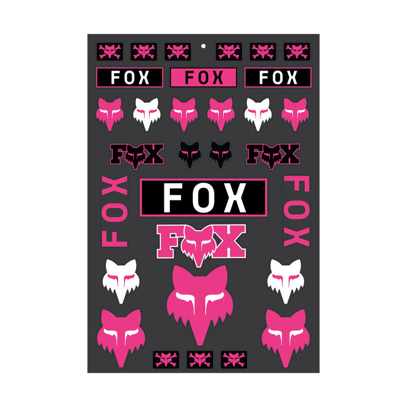 NAKLEJKA FOX LEGACY TRACK PACK PINK OS 1