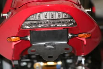 MOCOWANIE TABLICY REJESTRACYJNEJ RG RACING HONDA CBR954 02- 03 1