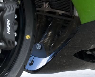 OSŁONA KOLEKTORÓW WYDECHOWYCH RG RACING KAWASAKI ZZR1400 06- 19 BLACK 1
