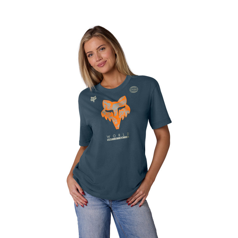 T-Shirt Damski FOX Image Print Deep Cobalt 5 351533_ZAL860716.jpg