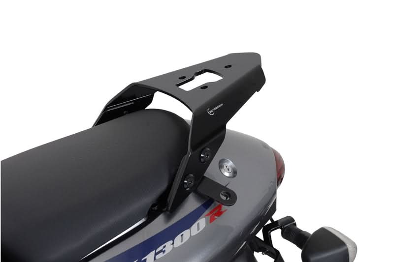 STELAŻ POD PŁYTĘ MONTAŻOWĄ KUFRA ALU-RACK SW-MOTECH SUZUKI GSX 1300 R HAYABUSA (99-07) BLACK 1