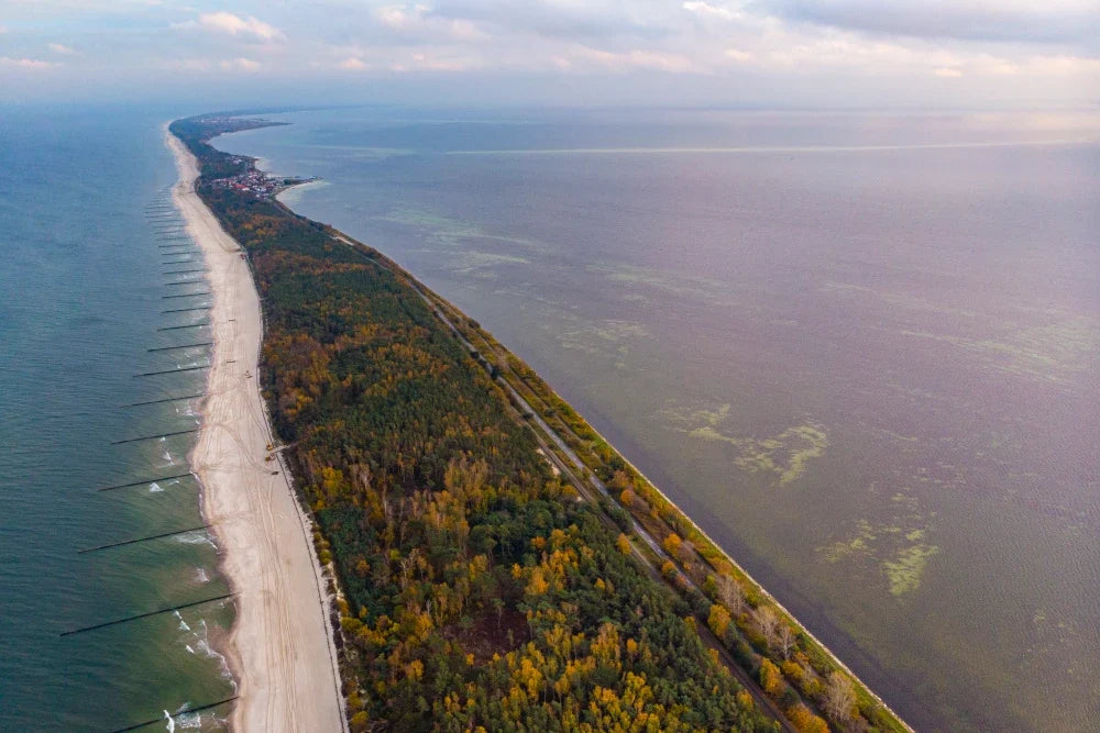 widok na morze bałtyckie
