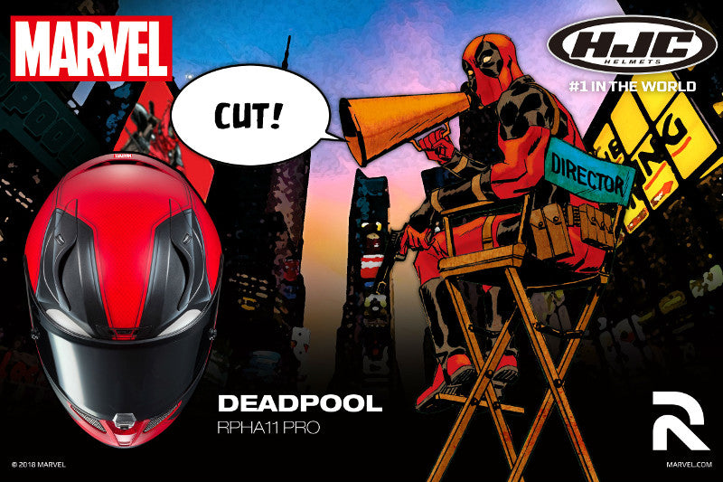 HJC nowy kask motocyklowy  RPHA 11 w malowaniu Deadpool