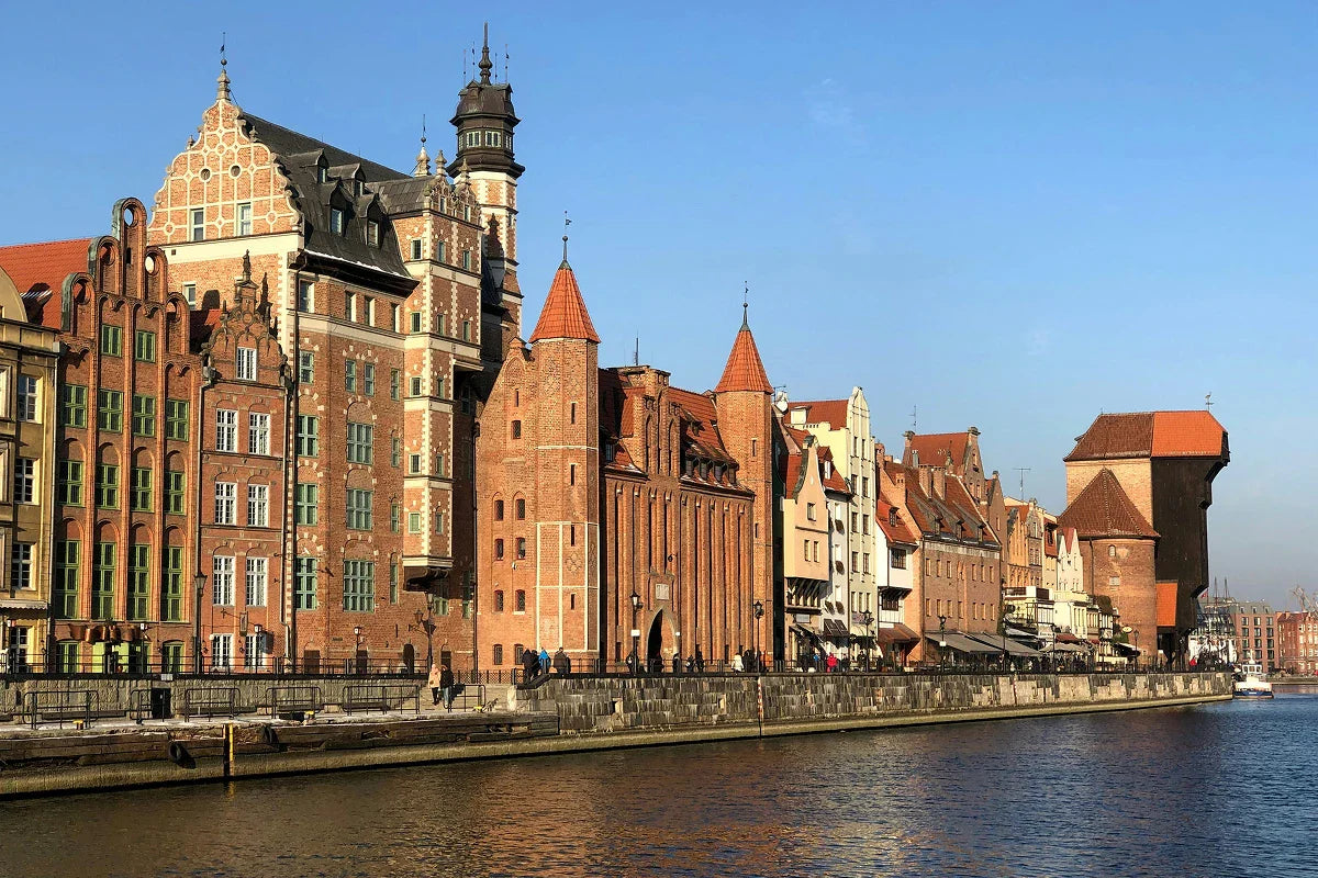 widok na architekturę w trójmieście