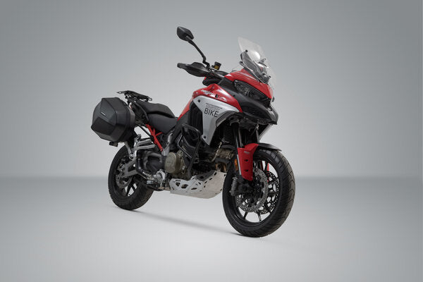 ZESTAW KUFRÓW BOCZNYCH AERO ABS I STELAŻY SW-MOTECH 2X25 L. DUCATI MULTISTRADA V4 (20-) 3