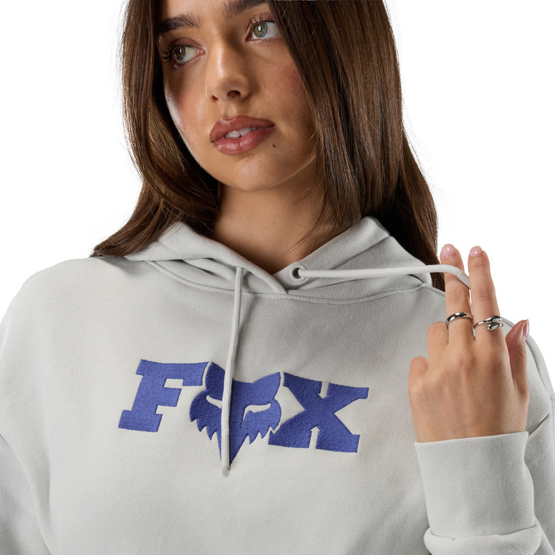 Bluza z kapturem Damska FOX F Head X Fleece Po Light Grey 9 360146_ZAL918356.jpg