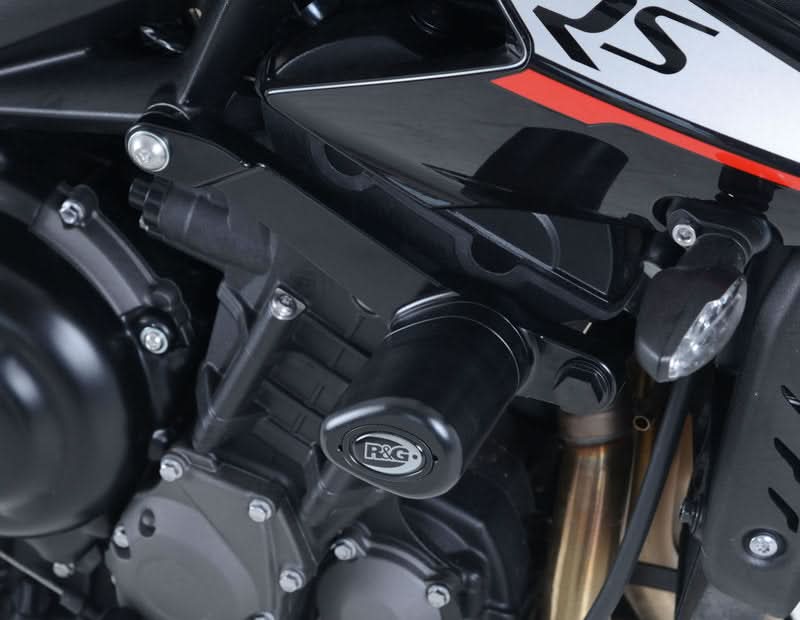 CRASHPADY AERO RG RACING TRIUMPH STREET TRIPLE 765 RS/R/S 17- BLACK 1