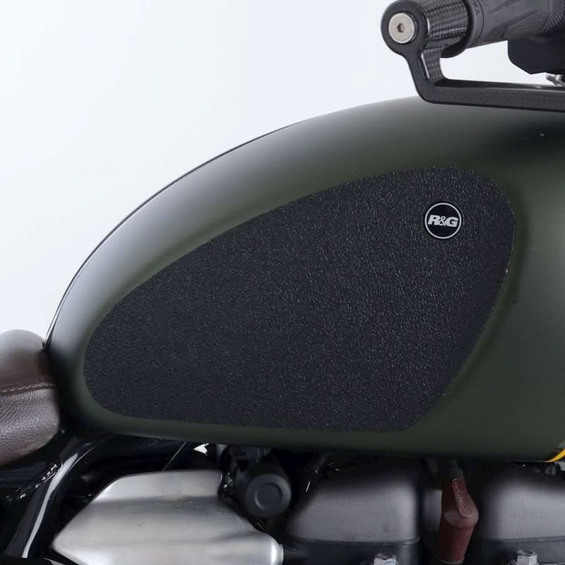 TANKPAD ANTYPOŚLIZGOWY 2 CZĘŚCI RG RACING TRIUMPH SCRAMBLER 1200 XC/XE 19- BLACK 1