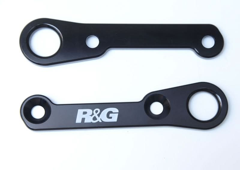 UCHWYTY NA PASY TRANSPORTOWE RG RACING YAMAHA YZF-R25, YZF-R3 BLACK 1