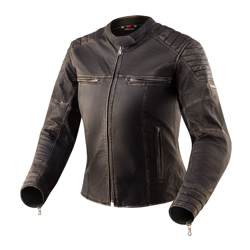 Kurtka motocyklowa skórzana damska Rebelhorn Hunter Pro Vintage Black 1 176335_ZAL632299.jpg